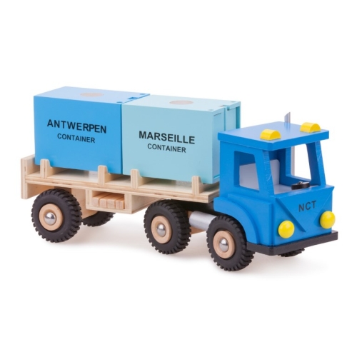 Nouveau camion de jouets classique avec 2 conteneurs